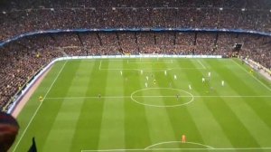 Барселона - ПСЖ 6-1 Исторический матч (вид с трибун).