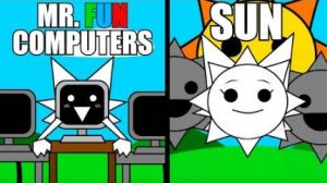 Sprunki Но Mr Fun Компьютеры VS Sprunki Но все солнца