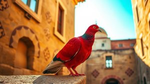 Голубь   Голуби   Турецкий голубь       Птицы     Голубей   Рыжий