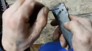 кнопочный нож своими руками. мастерская Салахая