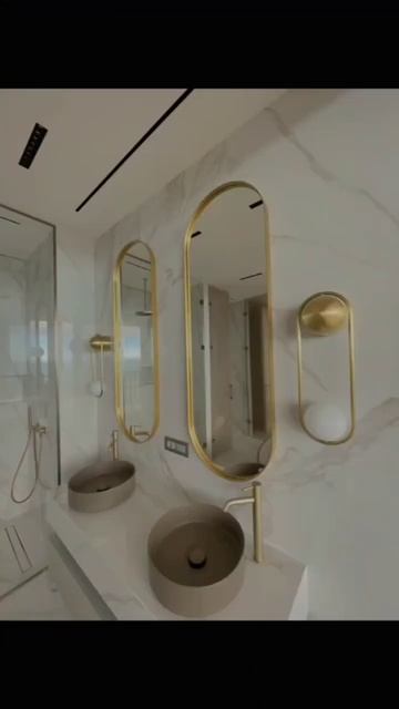Золотые зеркала Simple Mirror