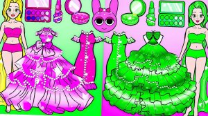 Мультики для девочек🐾 Розовый против Зеленого. семьи Спрунки🐾 Мультики про куколки для малышей