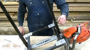 Каретка для продольного распила бревен