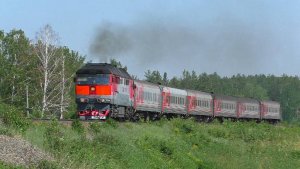 ТЭП70-0188 с пригородным поездом Екатеринбург-Пасс. - Верхний Уфалей