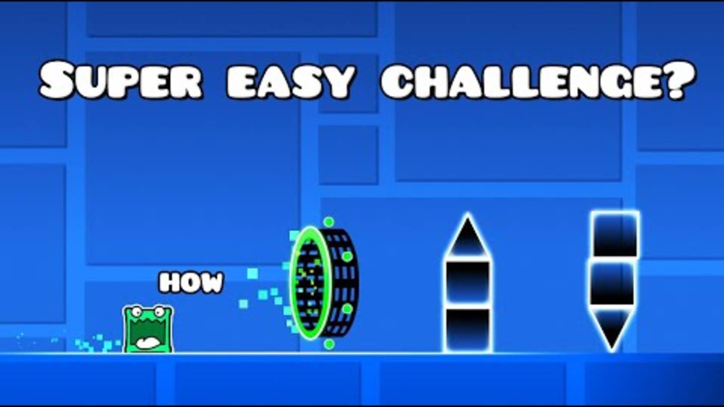 Super easy challenge | Geometry dash 2.11 Супер простое задание | Geometry dash 2.11 смотреть онлайн