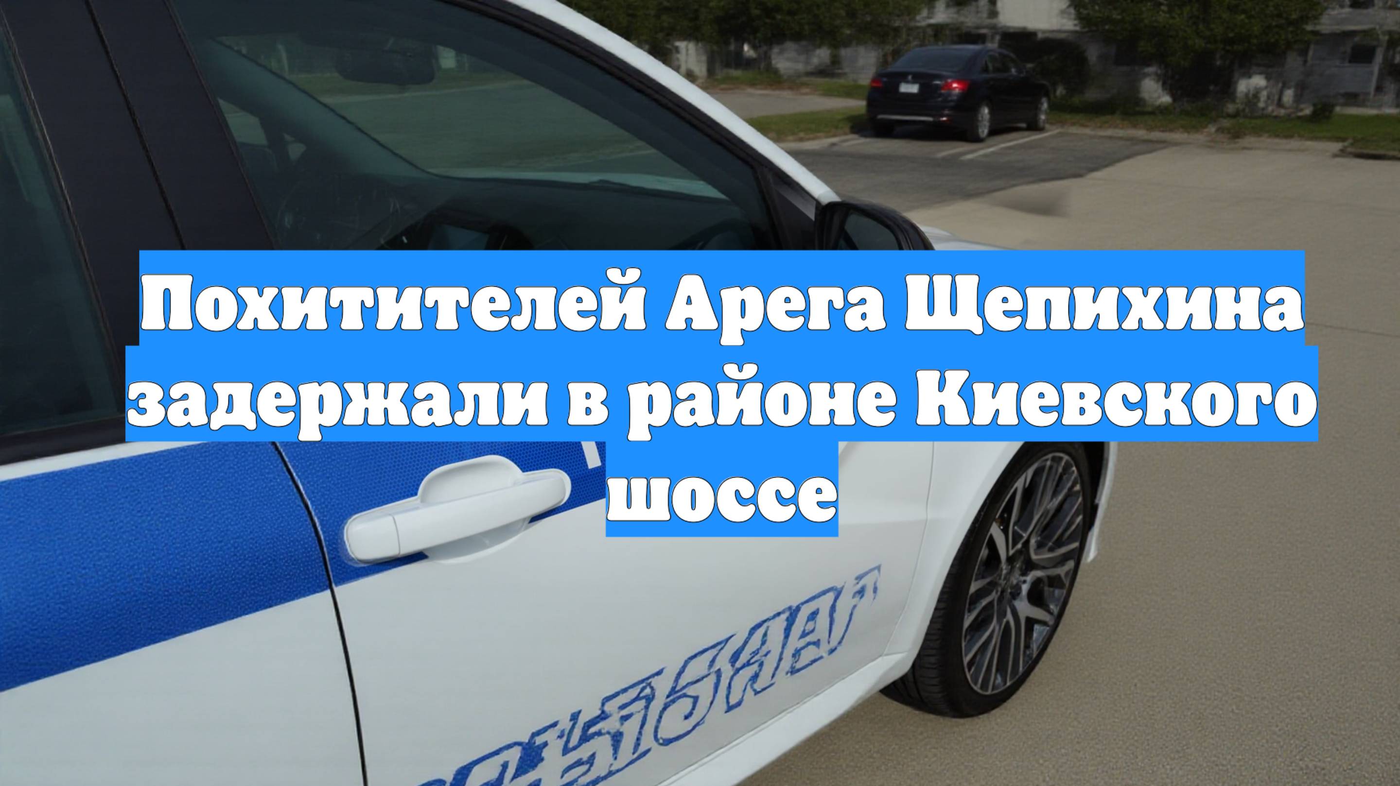Похитителей Арега Щепихина задержали в районе Киевского шоссе смотреть онлайн