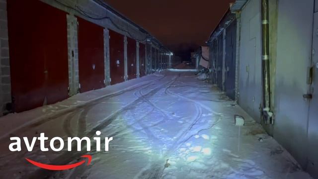 Видео обзор на светодиодную LED лед фару для авто 18W с фу