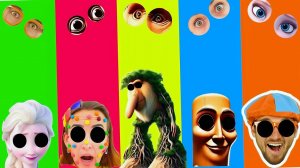 Музыкальные мультики для малышей "Не те глаза". Тум Тум шаката против Блиппи. Мультики для детей