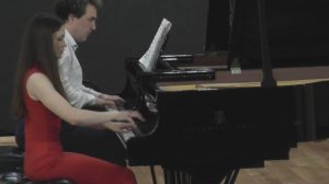Екатерина Михеева и Даниил Контуашвили - Дж. Гершвин. Рапсодия в стиле блюз. - 2 рояля!