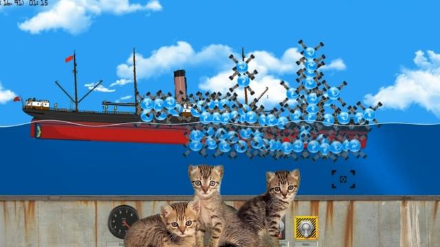 Гибель КОРАБЛЯ Калифорния | USS California Floating Sandbox