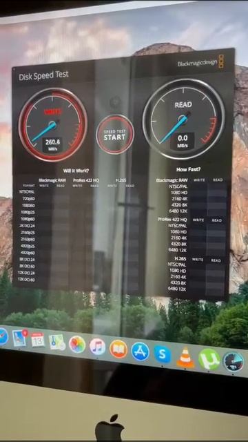 замер скорости SSD на iMac 21.5 смотреть онлайн