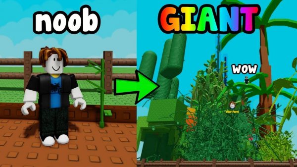 I Grew The Biggest Garden In Grow A Garden Roblox! Giant Plant From Every Seed!