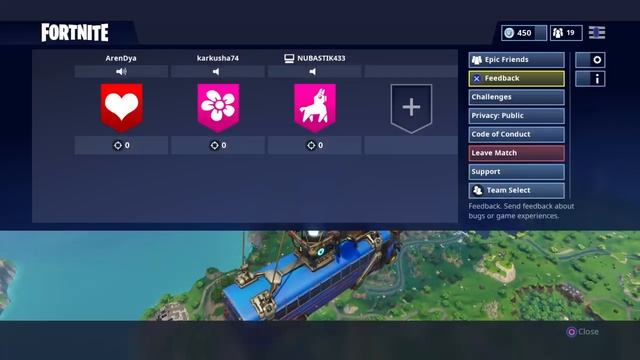 ИГРАЕМ В ФОРТНАЙТ КОРОЛЕВСКАЯ БИТВА НА PLAYSTATION 4!ОБНОВА