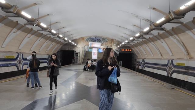TASHKENT UZBEKISTAN METRO ( 4K ) Ташкент метро