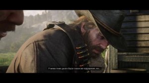 Red Dead Redemption 2. Встреча с Пастором при высокой чести.