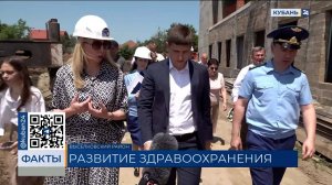 Анна Минькова: строительство поликлиники в станице Выселки отстает от графика