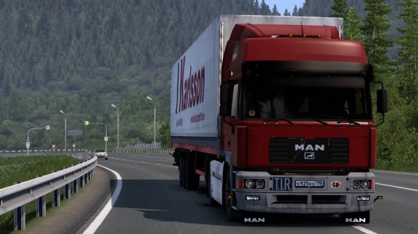 321 / ETS 2 1.53 / Русская сборка / MAN F2000 / На Алтай!