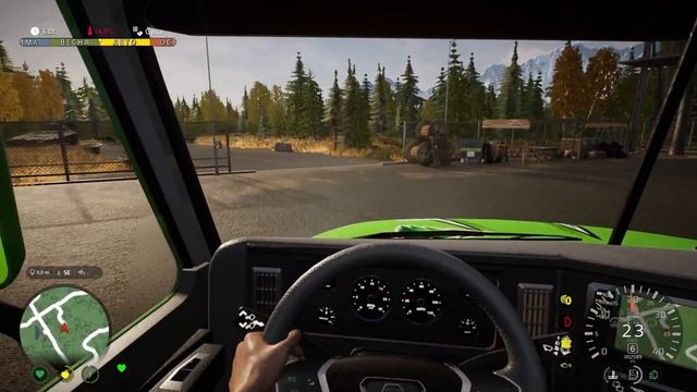 Обзор нового DLC и обновления 1.5  в Alaskan Road Truckers