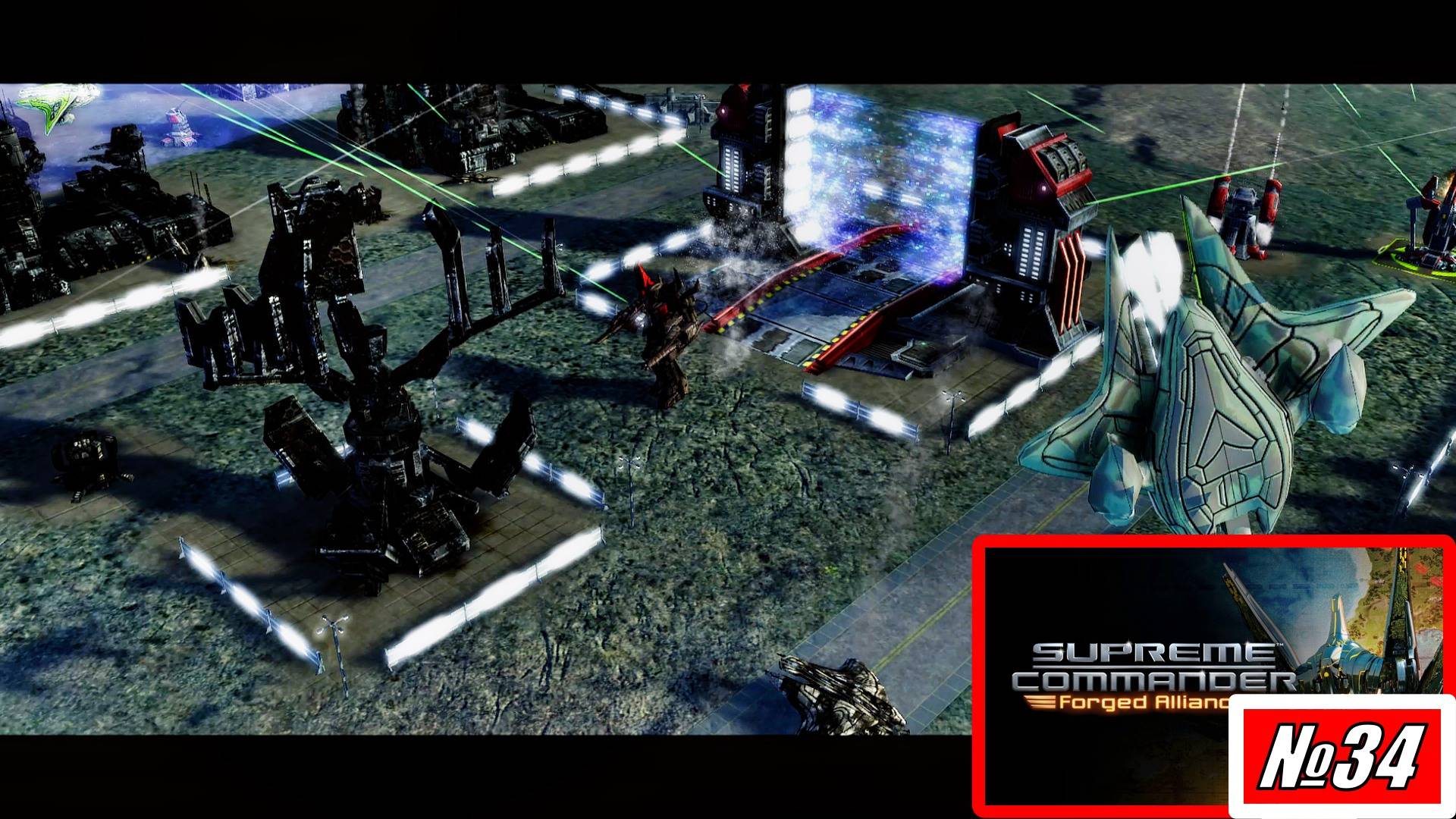 [Прохождение][Кампания №34][Кибран][Сложность Предельная]Чёрный день Supreme CommanderForgedAlliance