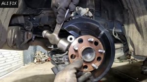 как заменить задний ступичный подшипник ..... тойота ко?