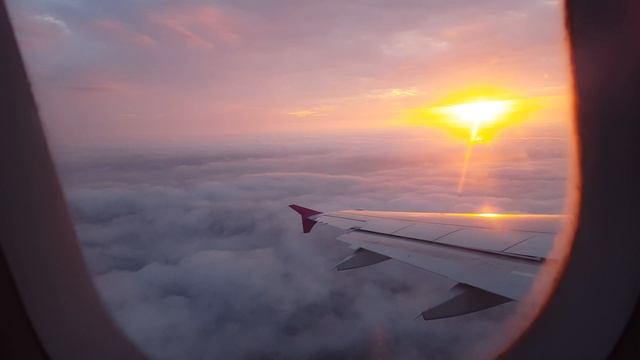 Красивое небо из самолета