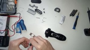 Panasonic ES6002. Как сделать работу ОТ СЕТИ. Сборка электробр