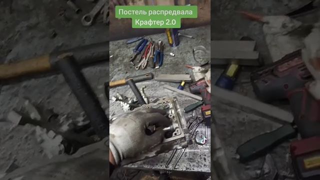 Ремонт постели распредвала после проворачивание вало