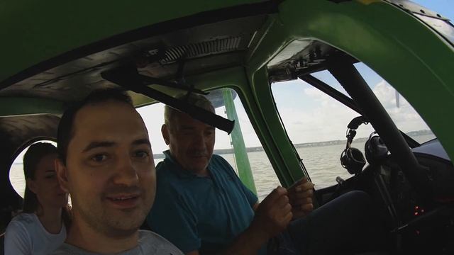 Прогулка на самолете - амфибии Орион СК-12. Взлет и поса?