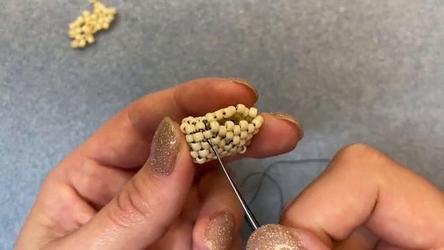 Объемное сердце чокер от Valentina FLEUR•Искушение бисером•МК смотреть онлайн