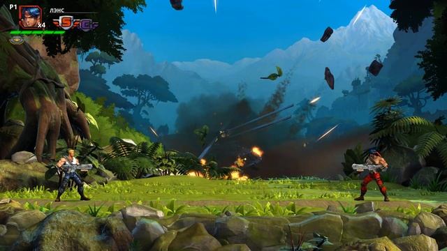 Contra Operation Galuga Этап 1 Джунгли