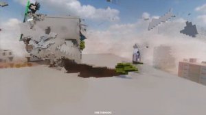 Fire Tornado Vs RUSSİA TOWN 6 Teardown | Realistic Tornado Storm Destruction Mod ( торнадо