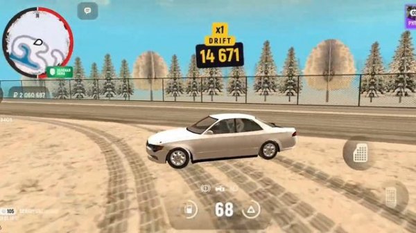 Grand mobile. Дрифт зона