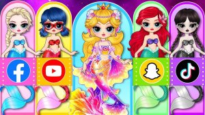 Диснеевская принцесса, Среда и Божья коровка получат новые модные бумажные куклы своими руками (1)