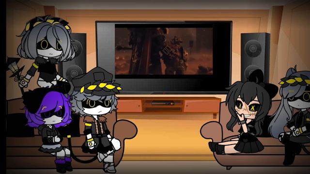 реакция персонажей Дронов Убийц на песню 