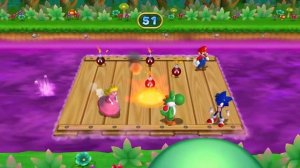 Мини-игры Марио Вечеринка (Mario Party) 9 противники Соник,Марио,Йоши и Пич