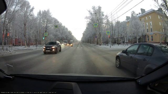 TrendVision TDR-725 Real 4K. Днем.