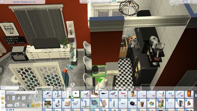 The Sims 4:  Семейная квартира || Строительство