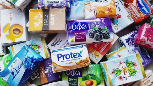 АСМР . Релакс видео без слов. Распаковка мыла, шуршание бумаги.