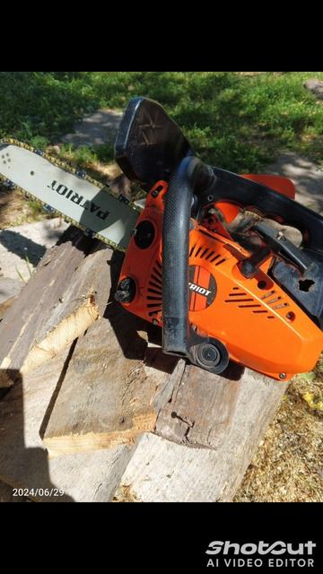 Patriot GS126 #игрушки #chainsaw #бензопила #сад смотреть онлайн
