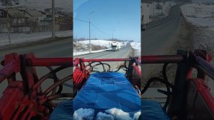 синий трактор мтз)