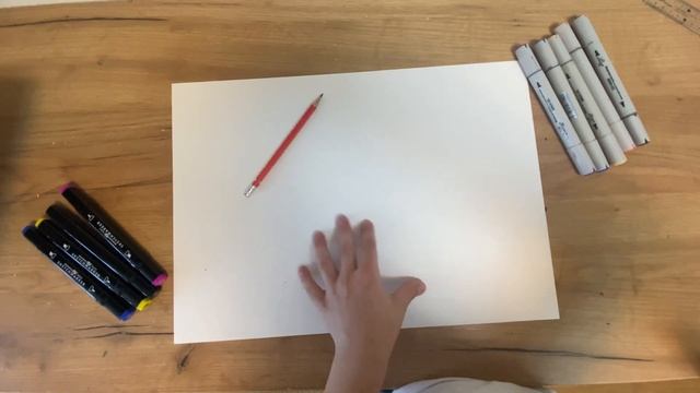 рисую красивый и необычный рисункок маркерами #фёдор #smallmill #рисование