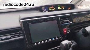 Код магнитолы Honda Stepwgn фирмы Gathers VXM-145VFI. Как разблокировать магнитолу Хонда Степвагон