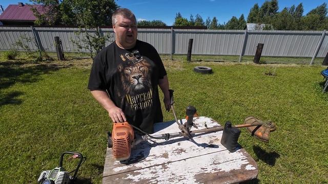 Бензокоса не набирает обороты?  Всё просто!