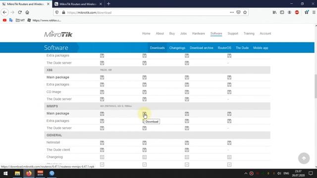Mikrotik 02. Оновлення прошивки (Upgrade/Downgrade).