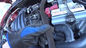 Nissan Qashqai J10 - замена ремня навесного оборудования