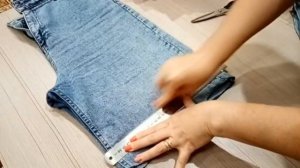 как сделать манжет на шортах