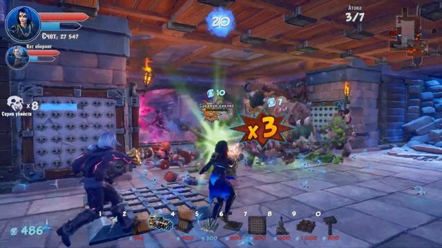 Прохождение Orcs Must Die! 3 - Часть 26. Заледенелая шахта (коо?