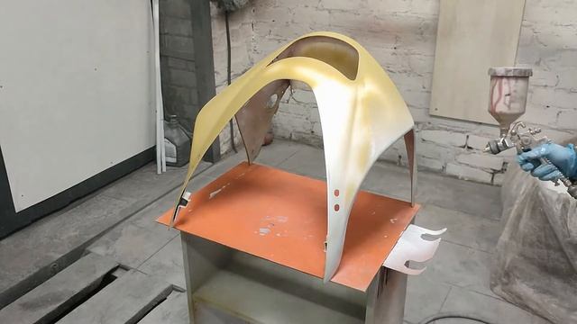 Покраска трехслойной краской