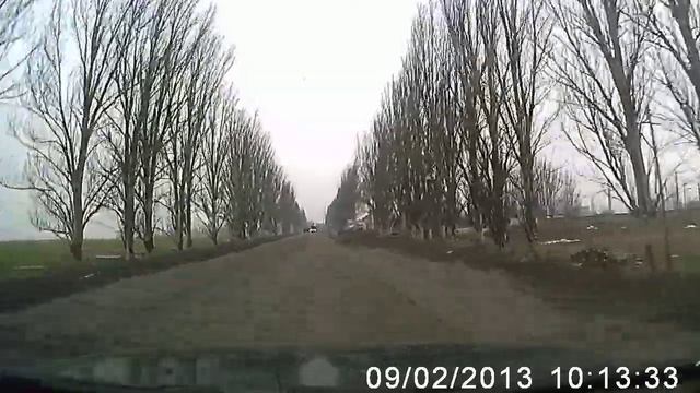 Видеорегистратор Prestigio Roadrunner 300 пасмурная погода