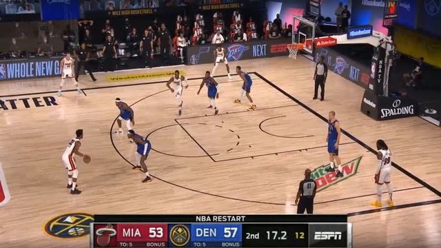 Денвер Наггетс - Майами Хит 1.08.2020 Хайлайты РЕСТАРТ СЕЗ?